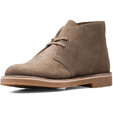 Clarks Men's Bushacre 3 Chukka Boot, Premium Sand Waxy Suede, Size 9.5