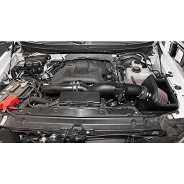 K&N Cold Air Intake System: High-Flow Air-Filter, Increase Performance & Horsepower: Compatible with...