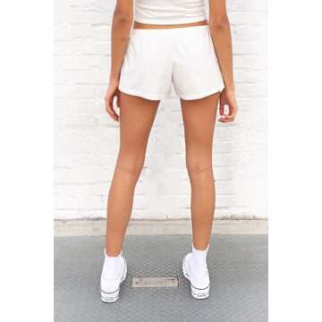 NUFIWI Women Lounge Shorts Floral Print Y2k Low Rise Sexy Micro Shorts Pajama Bottoms Cute Sleep Shorts(Elastic I 91,S)