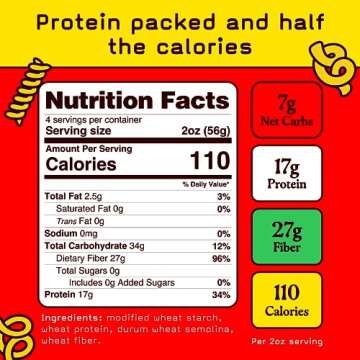 Pete's Low Carb High Protein Italian Pasta - 3 Pack