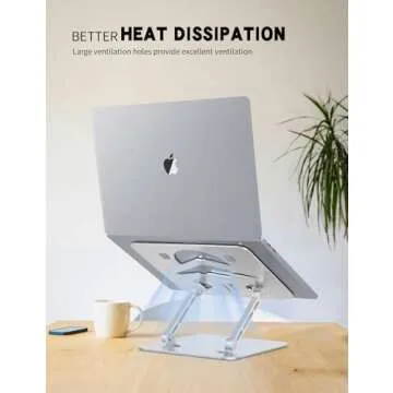 ToBeoneer Adjustable Laptop Stand for Ergonomic Comfort