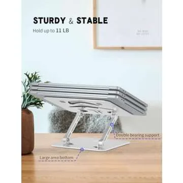 ToBeoneer Adjustable Laptop Stand for Ergonomic Comfort