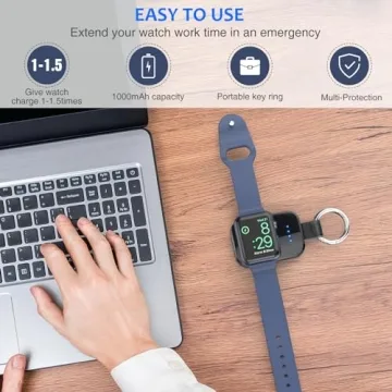 i.VALUX Portable Wireless Charger for Apple Watch