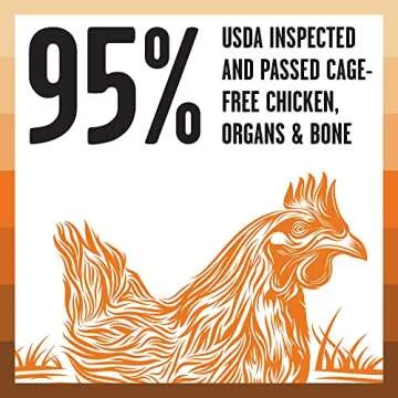 BIXBI Rawbble Freeze Dried Cat Food, Chicken Recipe, 10 oz - 95% Meat and Organs, No Fillers - Pantry-Friendly Raw Cat Food for Meal, Treat or Food Topper - USA Made in Small Batches