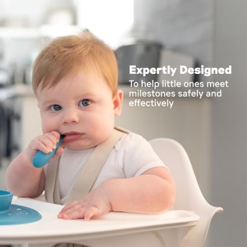 ezpz Tiny Spoon for Baby Led Weaning & Purees - 6 Months+