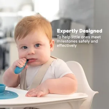 ezpz Tiny Spoon for Baby Led Weaning & Purees - 6 Months+