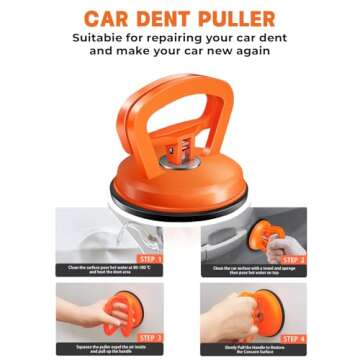 Powerful 3 Pack Car Dent Puller Kit for Easy Dent Removal