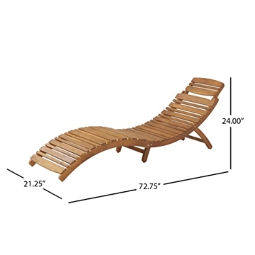 Buy Lahaina Wood Outdoor Chaise Lounge Set 2 Pieces