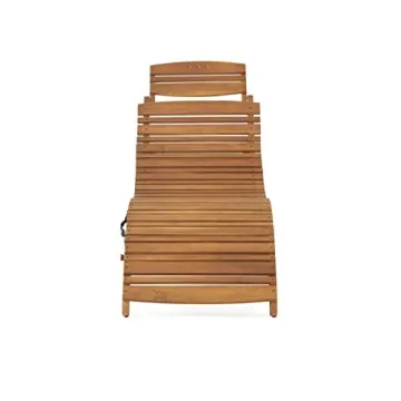 Buy Lahaina Wood Outdoor Chaise Lounge Set 2 Pieces