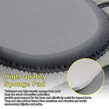 HUEGLO Dance Knee Pads - Comfortable Knee Protection for All Ages