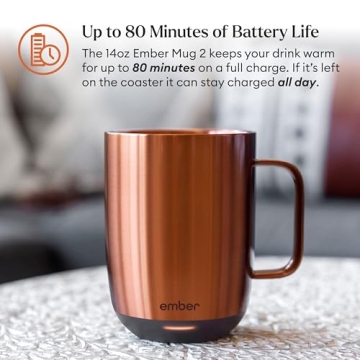 Ember Smart Mug 2: App-Controlled Coffee Mug, 14 Oz