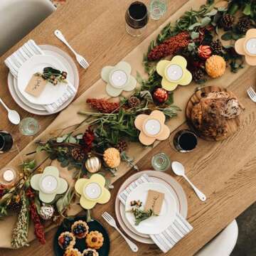 Elegant CHOCSTAY Tealight Candle Holder Set for Home Decor