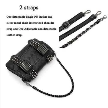 BelonYou Gothic Skull Women's Purse Unique Design