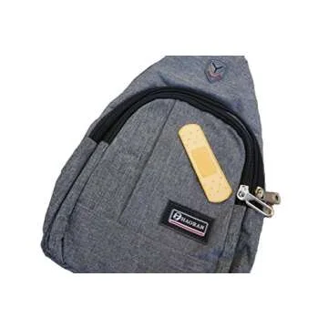 Adhesive Embroidered Iron-On Medical Patches Set