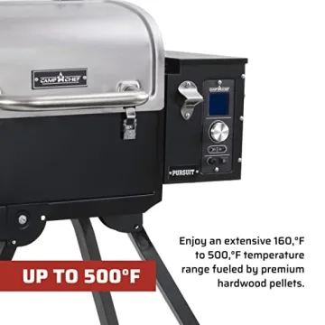 Camp Chef Pursuit Portable Pellet Grill for Outdoor Cooking