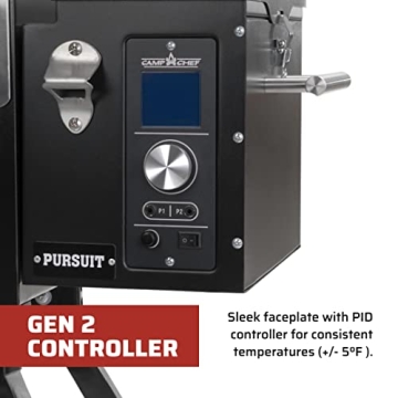 Camp Chef Pursuit Portable Pellet Grill for Outdoor Cooking