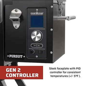 Camp Chef Pursuit Portable Pellet Grill for Outdoor Cooking