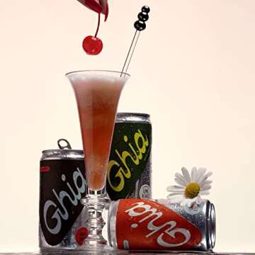 Ghia Non-Alcoholic Variety Le Spritz, 8 Fl Oz (12-Pack) | Mocktail & Cocktail Mixer, Zero Proof Sparkling Apéritif with Soothing Herbal Extracts | No Added Sugar, No Artificial Flavors, Caffeine-Free