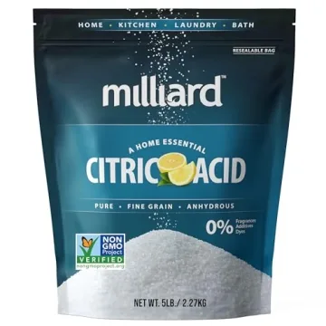Milliard Citric Acid 5 Pound: Pure & Versatile Kitchen Essential