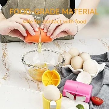 Egg Shell Opener Set - Easy Egg Cracker & Slicer