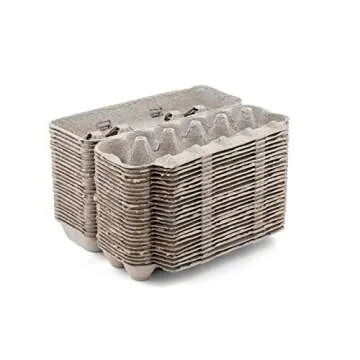 MT Products Printed Natural Pulp Egg Cartons 1 Dozen - Disposable Egg Storage Container (Pack of 25) - Made in the USA
