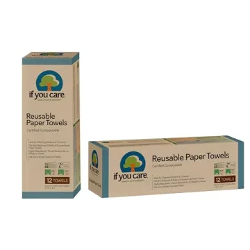 If You Care Reusable Paper Towels for Eco-Friendly Cleaning