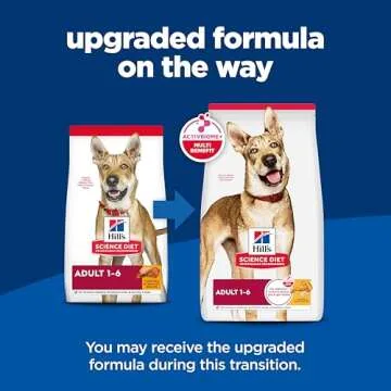 Hill's Science Diet Adult 1-6 Premium Nutrition Dry Dog Food, Chicken & Barley, 35 lb Bag (Pack of 1...