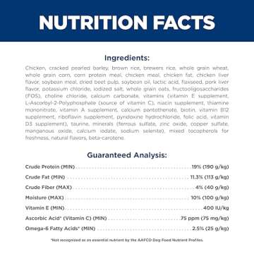 Hill's Science Diet Adult 1-6 Premium Nutrition Dry Dog Food, Chicken & Barley, 35 lb Bag (Pack of 1)