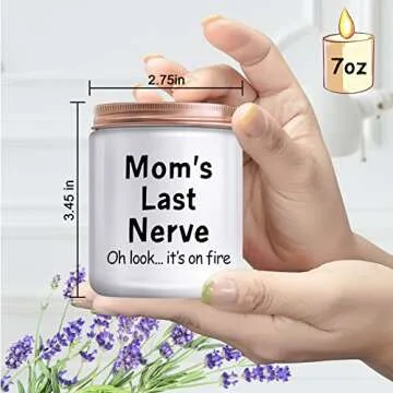 Funny Mom Candle Gift for Mother's Day and Birthdays