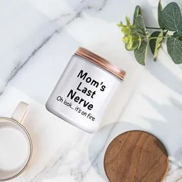 Funny Mom Candle Gift for Mother's Day and Birthdays