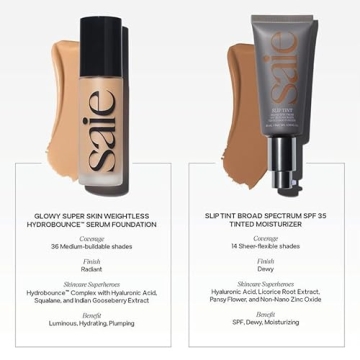 Saie Slip Tint Tinted Moisturizer with SPF 35 for Hydration
