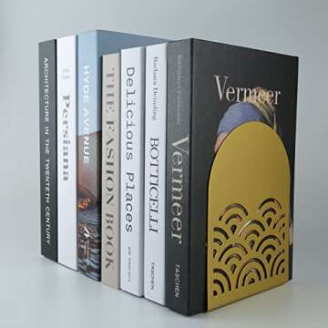 PTShadow 7 Pcs Decorative Books for Home décor,Black and whiteshelf Decor Accents Library décor for Home Sweet Stacked Books