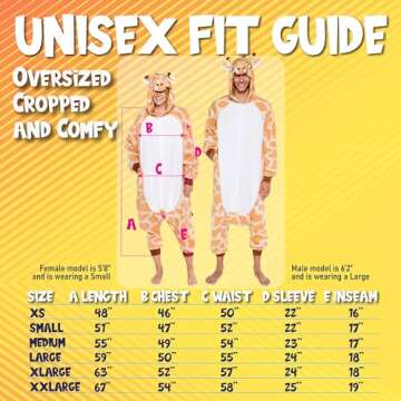 Funziez! Adult Onesie Halloween Costume - Animal and Sea Creature - Plush One Piece Cosplay Suit for Adults, Men and Women