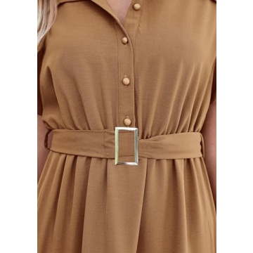 PRETTYGARDEN Elegant Women's Summer Maxi Dress with Belt