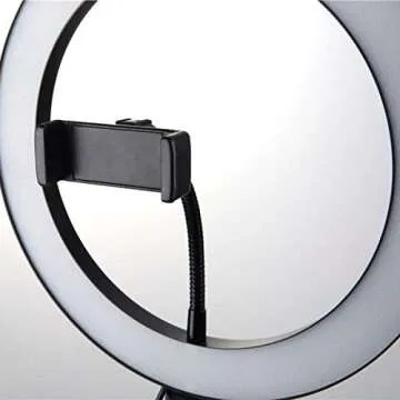 Fealay LED Ring Light Kit with Phone Holder & Adjustable Tripod