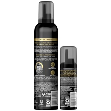 TRESemmé Extra Hold Hair Mousse Set - Frizz Control & Volume