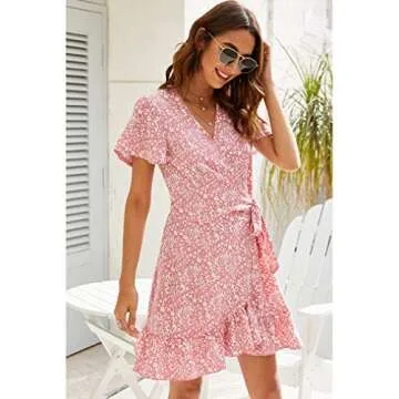 Naggoo Summer Wrap Dress Adjustable for All Sizes