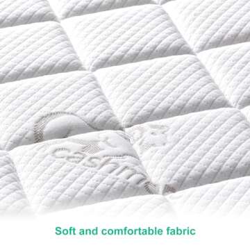 Letmxiu Crib & Toddler Mattress - Hypoallergenic Comfort