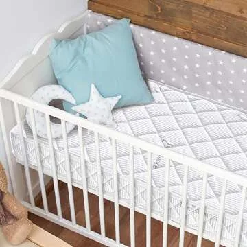 Letmxiu Crib & Toddler Mattress - Hypoallergenic Comfort