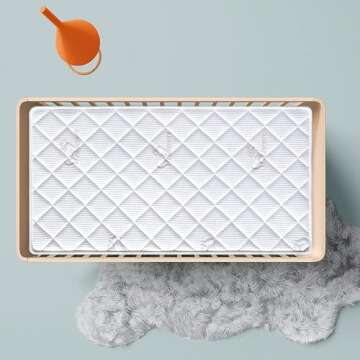 Letmxiu Crib & Toddler Mattress - Hypoallergenic Comfort