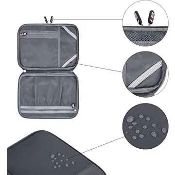 Travel Accessories Cable Organizer Bag for Easy Packing