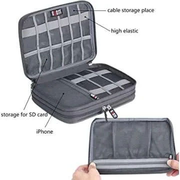 Travel Accessories Cable Organizer Bag for Easy Packing