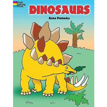 Dinosaurs Dover Coloring Book for Kids Aged 4-10