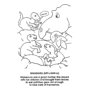 Dinosaurs Dover Coloring Book for Kids Aged 4-10
