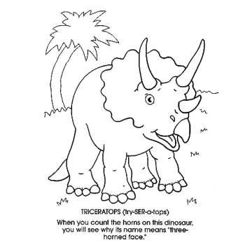 Dinosaurs Dover Coloring Book for Kids Aged 4-10