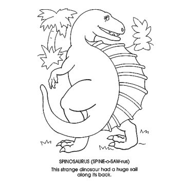 Dinosaurs Dover Coloring Book for Kids Aged 4-10
