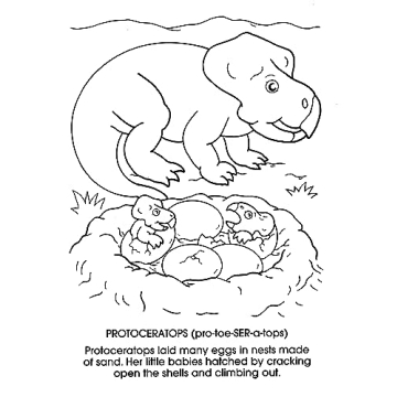 Dinosaurs Dover Coloring Book for Kids Aged 4-10