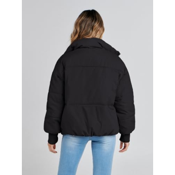 Stylish MEROKEETY Women's Winter Puffer Jacket for Comfort