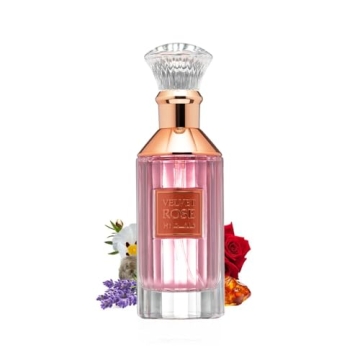 Lattafa Velvet Rose Unisex Eau de Parfum 3.4 Oz