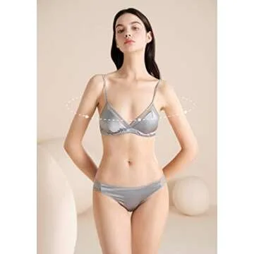 Luxury Silk Bralette Cami Bra for Women - SilRiver